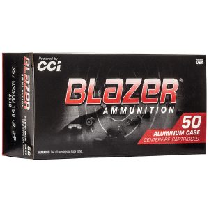 CCI Blazer Aluminum .357 Mag 158 gr JHP 50ct