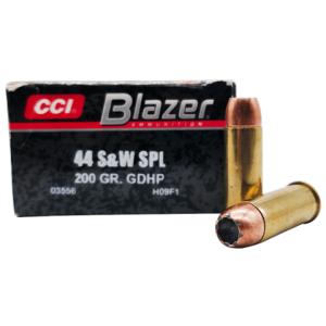 44 S&W Special – CCI Blazer Aluminum 200 Grain Jacketed Hollow Point – 50 Rounds