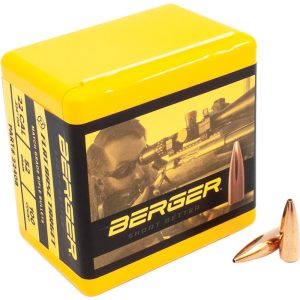 Berger Target Bullets .224″ .22 Cal. 52gr FB 100CT