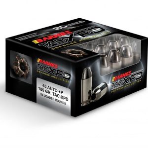 Barnes TAC-XPD Defense .45 ACP 185gr XPD 20ct