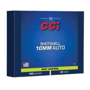CCI Pest Control Aluminum Shotshells 10mm Auto 53gr #9 Shot 10ct