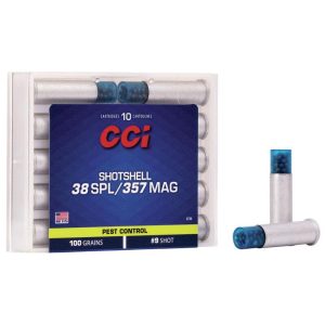 CCI Pest Control Aluminum Shotshells .357 Mag 100 gr #9 shot 10ct
