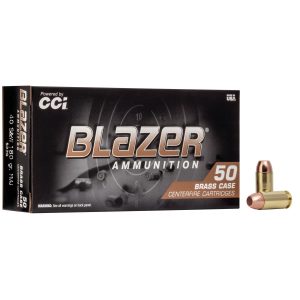 CCI Blazer Brass .40 S&W 180 gr FMJ 50ct