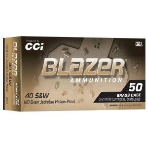Blazer Brass .40 S&W 180gr JHP 50ct