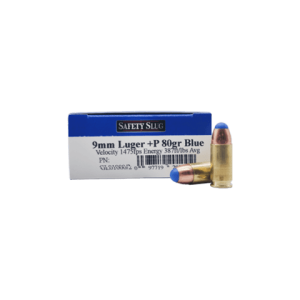 9mm – CorBon Glaser Blue Safety Slug 80 Grain +P – 20 Rounds
