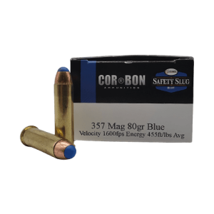 357 Mag – CorBon Glaser Blue Safety Slug 80 Grain – 20 Rounds