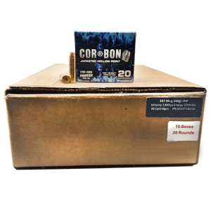 357 Mag – CorBon 140 Grain Jacketed Hollow Point – 200 Rounds