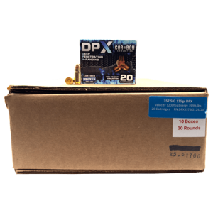 357 SIG – CorBon 125 Grain DPX Hollow Point – 200 Rounds