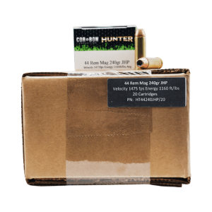 44 Mag – CorBon Hunter 240 Grain Jacketed Hollow Point – 200 Rounds