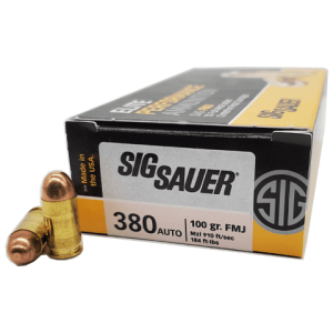 380 Auto - SIG Elite Performance 100 Grain Full Metal Jacket