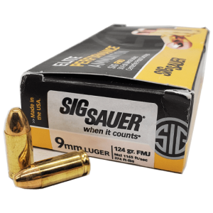 9mm - Sig Elite Performance 124 Grain FMJ