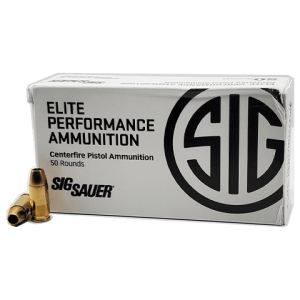9mm - Sig Elite Performance 115 Grain Jacketed Hollow Point - 50 Rounds