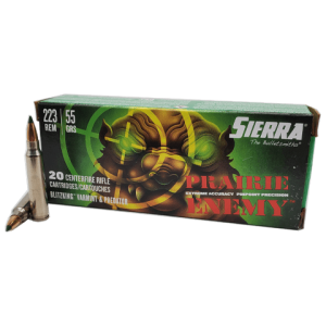 223 Rem - Sierra Prairie Enemy 55 Grain Blitzking