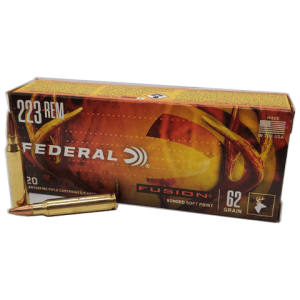 223 Rem - Federal Fusion 62 Grain Bonded Soft Point