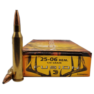 25 - 06 Rem - Federal Fusion 120 Grain Spitzer Boat Tail