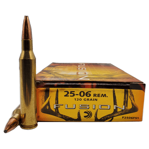 25 - 06 Rem - Federal Fusion 120 Grain Spitzer Boat Tail