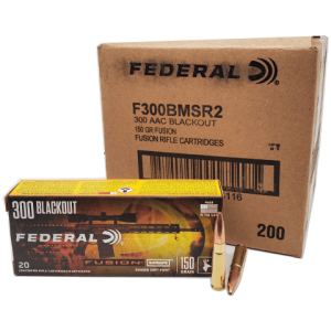 300 Blackout - Federal Fusion 150 Grain Soft Point Case