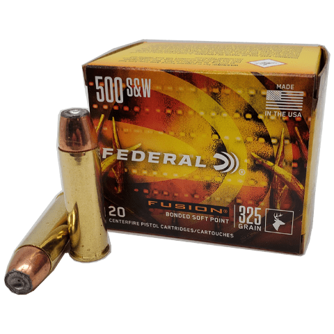 500 S&W - Federal Fusion 325 Grain Bonded Soft Point