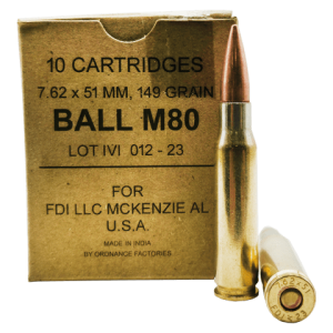 7.62×51 NATO – FDI 149 Grain FMJ – 10 Rounds