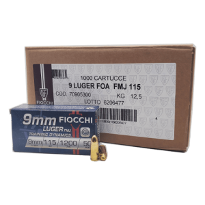 9mm - Fiocchi Training Dynamics 115 Grain FMJ- 1000 Rounds