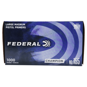 Large Magnum Pistol Primers – Federal Champion no. 155 – 1000 Count