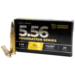 Federated Ordnance 5.56 NATO Rounds