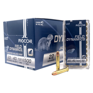 Fiocchi 22 Magnum JHP Round Box