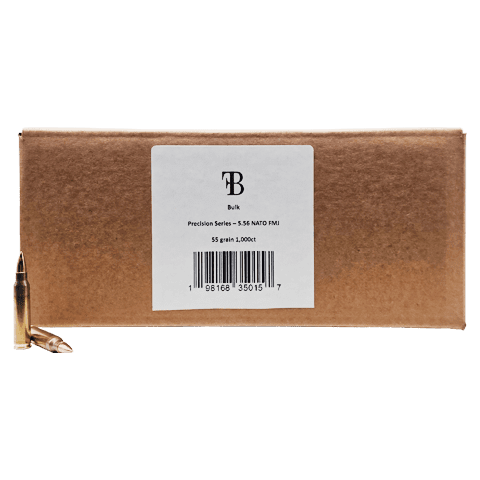 5.56 NATO – First Breach 55 Grain Full Metal Jacket – 1000 Rounds Bulk