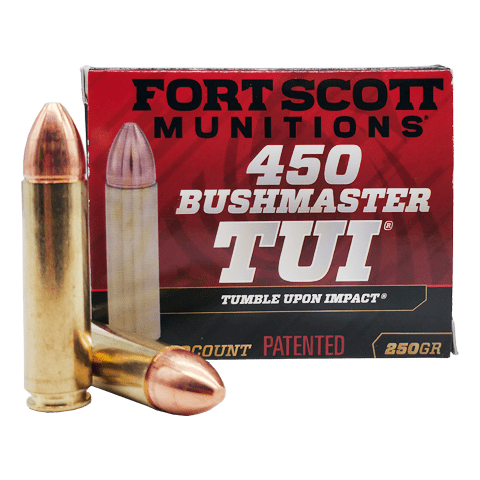 450 Bushmaster – Fort Scott Tumble Upon Impact 250 Grain – 20 Rounds