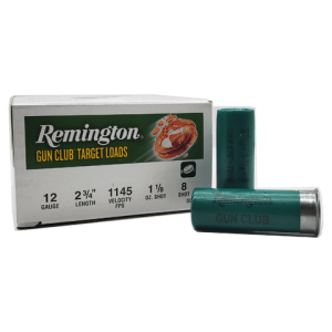 12 Gauge - Remington Gun Club 2-3/4" Target Load #8 Shot - 25 Rounds