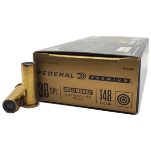 38 Special - Federal Gold Medal 148 Grain Wadcutter - 50 Rounds