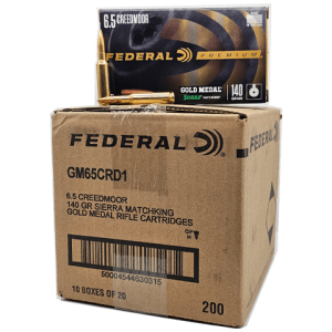 6.5 creedmoor federal premium ammo box