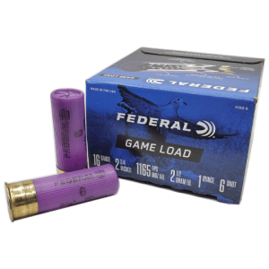 16 Gauge - Federal 2-3/4" Game Load #6 Shot