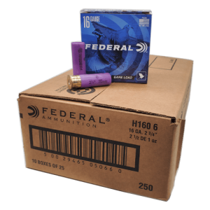16 Gauge - Federal 2-3/4" Game Load #6 Shot Case