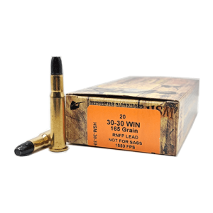 30-30 Win – HSM 165 Grain Round Nose Flat Point – 20 Rounds