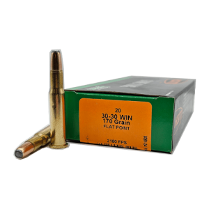 30-30 Win – HSM Game King 170 Grain Flat Soft Point – 20 Rounds