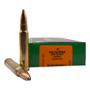 358 Norma – HSM 225 Grain Spitzer GameKing – 20 Rounds