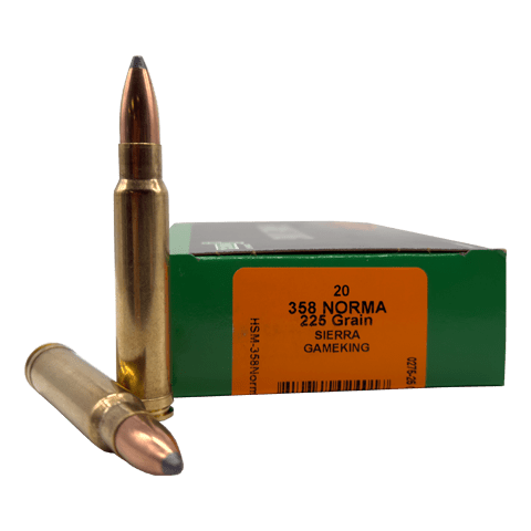 358 Norma – HSM 225 Grain Spitzer GameKing – 20 Rounds