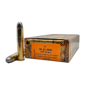 38-55 Win – HSM Cowboy Action 240 Grain Lead RNFP – 20 Rounds