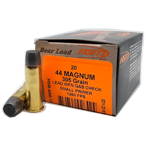 44 magnum flat nose ammo box