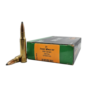 7mm Mauser – HSM 160 Grain Sierra GameKing – 20 Rounds