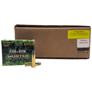 357 Mag – CorBon Hunter 200 Grain Hard Cast Lead – 200 Rounds