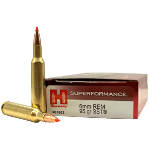 6mm Rem – Hornady Superformance 95gr SST – 20 Rounds