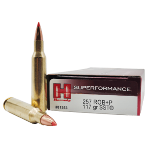257 Roberts – Hornady Superformance 117 Grain +P SST – 20 Rounds