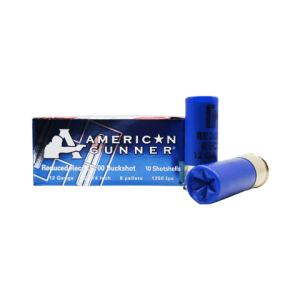 12 Gauge – Hornady American Gunner 2-3/4″ Buckshot Reduced Recoil – 10 Rounds
