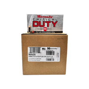 45 Auto – Hornady Critical Duty LE 220 Grain +P FlexLock 90925 – 500 Round Case