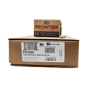223 Rem – Hornady Frontier 55 Grain FMJ – 500 Rounds