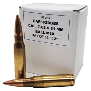 7.62x51 NATO - Igman 147 Grain M80 Ball Full Metal Jacket