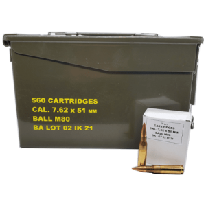 7.62x51 NATO - Igman 147 Grain M80 Ball FMJ Can