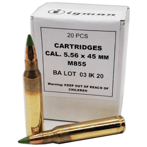 5.56 NATO - Igman 62 Grain M855 Green Tip